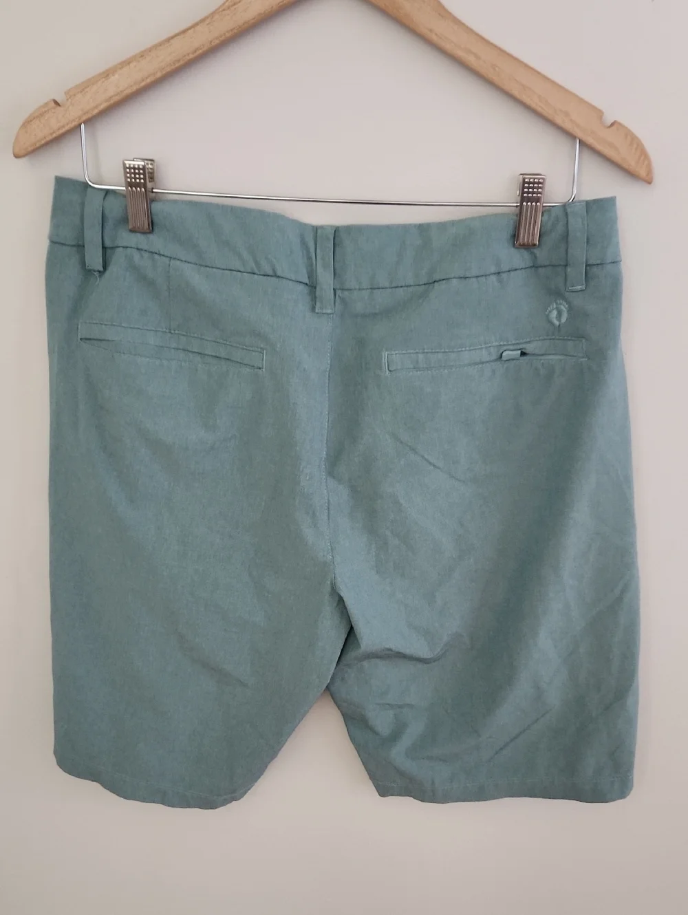 Hang Ten Men's Casual Drawstring Shorts in Sage Green Size 34
